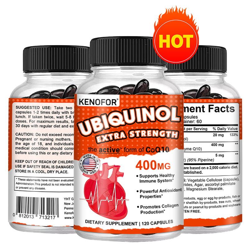 Ubiquinol CoQ10 400mg Softgels - огляд і ціна Coq10 Ubiquinol Softgel