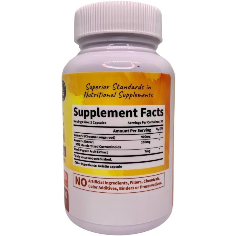 Turmeric Curcumin and Bioperin - огляд і ціна Turmeric Curcumin Capsule